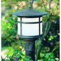 Arroyo Craftsman Berkeley 9 Inch Tall 1 Light Outdoor Post Lamp - BP-11-F-RB