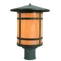 Arroyo Craftsman Berkeley 12 Inch Tall 1 Light Outdoor Post Lamp - BP-11L-RM-RC