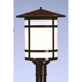 Arroyo Craftsman Berkeley 15 Inch Tall 1 Light Outdoor Post Lamp - BP-14L-CR-MB