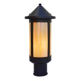 Arroyo Craftsman Berkeley 14 Inch Tall 1 Light Outdoor Post Lamp - BP-7L-CR-BK