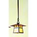 Arroyo Craftsman Carmel 12 Inch Mini Pendant - CSH-12B-CS-S