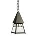 Arroyo Craftsman Dartmouth 23 Inch Tall 1 Light Outdoor Hanging Lantern - DH-8-CS-BZ