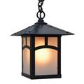 Arroyo Craftsman Evergreen 10 Inch Tall 1 Light Outdoor Hanging Lantern - EH-7SF-TN-RC