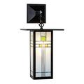 Arroyo Craftsman Franklin 19 Inch Tall 1 Light Outdoor Wall Light - FB-9LSA-C-MB