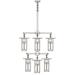 Arroyo Craftsman Franklin 33 Inch 9 Light Chandelier - FCH-9L-4-4-1-CS-AC