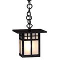 Arroyo Craftsman Glasgow 7 Inch Tall 1 Light Outdoor Hanging Lantern - GH-6-GW-RC