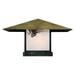 Arroyo Craftsman Monterey 17 Inch Tall 1 Light Outdoor Pier Lamp - MC-30PF-WO-RB