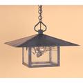 Arroyo Craftsman Monterey 12 Inch Tall 1 Light Outdoor Hanging Lantern - MH-17E-OF-MB