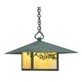 Arroyo Craftsman Monterey 12 Inch Tall 1 Light Outdoor Hanging Lantern - MH-17E-RM-BK