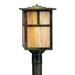 Arroyo Craftsman Mission 13 Inch Tall 1 Light Outdoor Post Lamp - MP-10E-RM-BZ