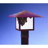 Arroyo Craftsman Monterey 8 Inch Tall 1 Light Outdoor Post Lamp - MP-12SF-GW-S