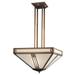 Arroyo Craftsman Prairie 18 Inch 4 Light Semi Flush Mount - PCH-18-CR-S