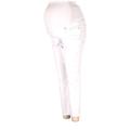 Denim Co Jeggings - Mid/Reg Rise Straight Leg Boyfriend: White Bottoms - Women's Size 29 - Stonewash