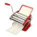 DALELEE Stainless Steel Commercial Manual Pasta Press Maker Dumpling Skin Noodle Machine Stainless Steel in Red | 8.66 H x 7.87 W x 5.9 D in | Wayfair