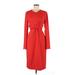 Fame And Partners Casual Dress: Red Dresses - Women's Size 6