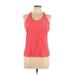 Nike Active Tank Top: Red Activewear - Women's Size Large