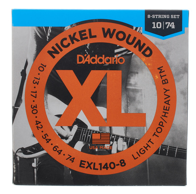 Daddario EXL140-8 Saiten für 8-Saiter E-Gitarre