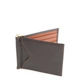 Personalized Rfid Leather Money Clip Card Case