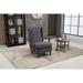 Modern Sofa Armchair Chaise Lounges with Solid Wood Legs, High Back Lounge Chairs for Living Room Office Waiting Room