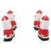 TOYMYTOY 4Pcs Santa Claus Clockwork Wind Up Toys Fun Cartoon Toys Wind up Clockwork Toys Party Favors Great Gift for Kids