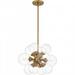 Quoizel Lighting - Glinda - 4 Light Pendant In Modern Style-15 Inches Tall and
