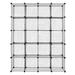 Mulanimo Diy 20-cube Storage Rack Multifunctional Unit Modular Organizer Wire Mesh Storage Shelves Bookshelf