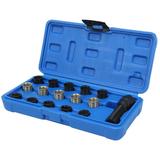 Spark Plug Thread Repair Kit M14x1.25 Spark Plug Thread Repair Tool Screw Tap Portable Carbon Steel Rethread Kit