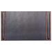YhbSmt Wood & Leather Pad with Side Rails Luxury Leather Desk Blotter for Writing 34â€� x 20â€� Walnut & Black