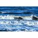 Blue Sea Surf Waves Spray Adventure Sky Outdoor - Laminated Poster Print - 20 Inch by 30 Inch with Bright Colors and Vivid Imagery