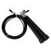 4 Colors Skipping Jumping Rope Professional High Speed Durable Steel Wire Adjustable Jumping Rope for Fitness Exercise Training [black]