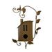 Gyedtr Metal Bird House with Poles Outdoor Metal Bird House Stake Bird House for Patio Backyard Patio Outdoor Garden Decoration Clearance