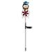 Yinguo Christmas Metal Yard Solar Card Stake Rustic Santa Snowman Deer Yard Stake Outdoor Decor LED Waterproof Garden Christmas Decor