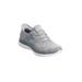 Wide Width Women's The Slip-Ins™ Hands Free Summits Sneaker by Skechers in Grey Wide (Size 11 W)