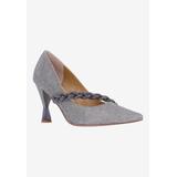 Wide Width Women's Nyomee Pump by J. Renee in Pewter (Size 9 W)