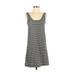 Madewell Casual Dress - Shift: Black Stripes Dresses - Women's Size X-Small