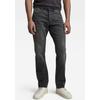 Straight-Jeans G-STAR "Mosa Straight", Herren, Gr. 33, Länge 32, schwarz (worn schwarz), Denim/Jeans, Obermaterial: 99% Baumwolle, 1% Elasthan, casual, straight fit, Jeans, mit hellen Nähten