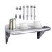 Yesurprise Wall Mounted Shelf Metal | 12.5 H x 24 W x 12 D in | Wayfair PHO_0WMCPSE0-HJF