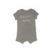 Carter's Short Sleeve Outfit: Gray Marled Tops - Size 3 Month