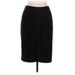 Express Casual Skirt: Black Solid Bottoms - Women's Size Large