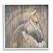 Stupell Industries Rustic Horse Portrait Canvas Wall Art Design by Liz Jardine Wood in Brown/Gray | 17 H x 17 W x 1.5 D in | Wayfair