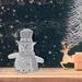 The Holiday Aisle® Andan Snowman Hanging Figurine Ornament Fabric in Gray/Yellow | 5.5 H x 2 W x 2 D in | Wayfair 438B1353879D4D07BBB31DD9D89FEBEC