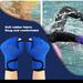 Travelwant Swimming Gloves Aqua Fit Swim Training Gloves Neoprene Gloves Webbed Fitness Water Resistance Training Gloves for Swimming Diving with Wrist Strap