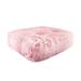 Dog Bed Bean Bag Bed for Large Dogs Extra Plush Faux Fur Rectangle Pat Sleeping Mat w/Lining & Removable Washable Cover Pink