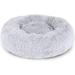 Dog Bed Cat Bed Round Donut Sofa for Small Dogs Cat Cushion Pet Calm Plush Bed Indoor Fluffy Comfortable Cute Faux Fur