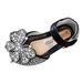 Toddler Shoes Summer Children Dance Shoes Girls Dress Performance Princess Shoes Pearl Rhinestone Sequins Cartoon Shape Hook Loop ( Color: Black Size: 22 )