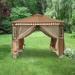 Tivoli 10 X 10 Gazebo (Series 2) Replacement Canopy Top Cover - Solid Beige Color NO Striped Valence