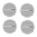 2X 2X 60W Waterproof Ceiling Speaker Syatems 3D Stereo Flush Mount Home Theater Amplifier In-Wall/Boat/Car/Marine