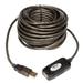 Tripp Lite 10M USB 2.0 Hi-Speed Active Extension Repeater Cable USB-A M/F 3 33ft 10 Meter (U026-10M)
