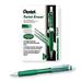 Pentel Twist-Erase III Mechanical Pencil 0.5mm Green Barrel 12 Pack (QE515D)