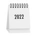 Baocc Planner English Mini Desktop Fresh and Portable Pendulums Calendar Table Decoration Home Decoration Calendar 2024 Wall Calendar A